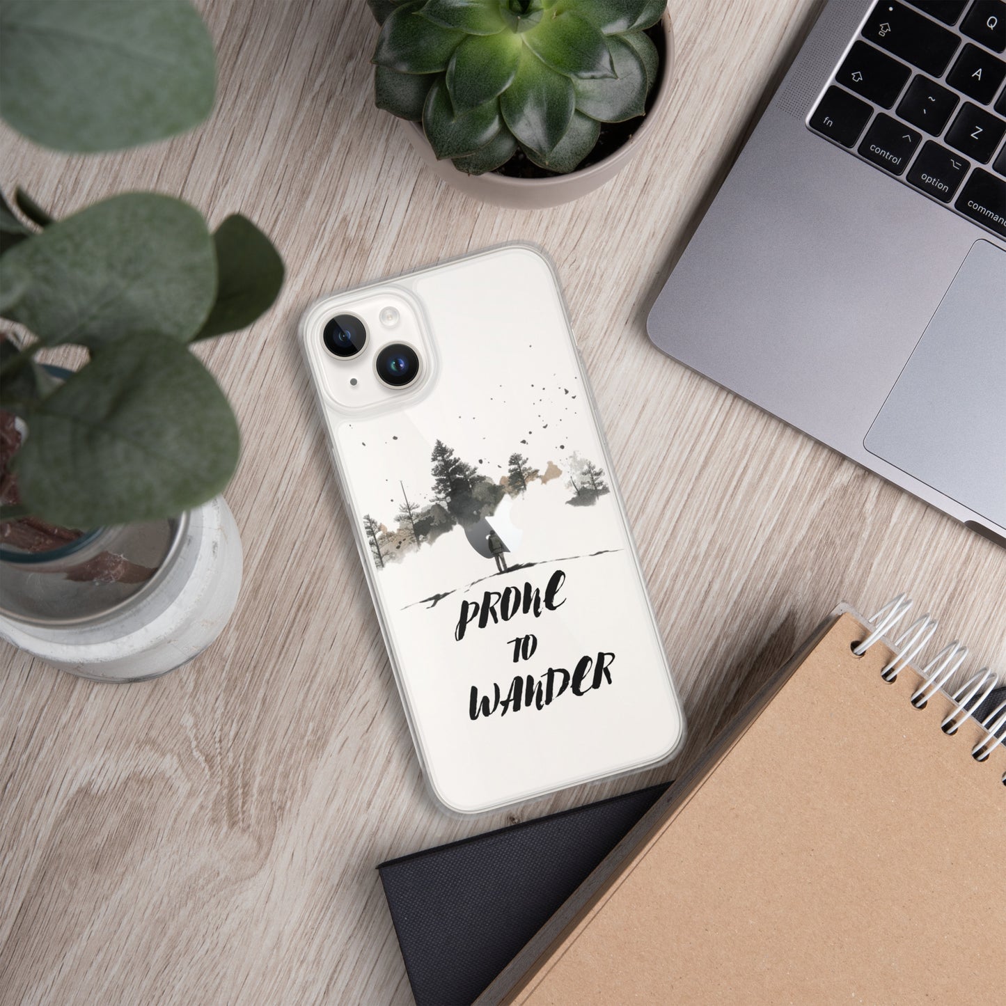 Prone to Wander - Clear Case for iPhone®