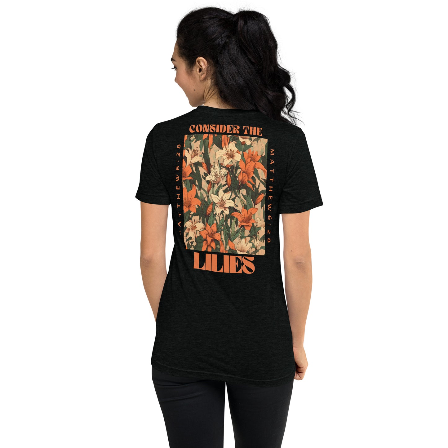 Consider the Lilies - Women's Tri-Blend T-Shirt