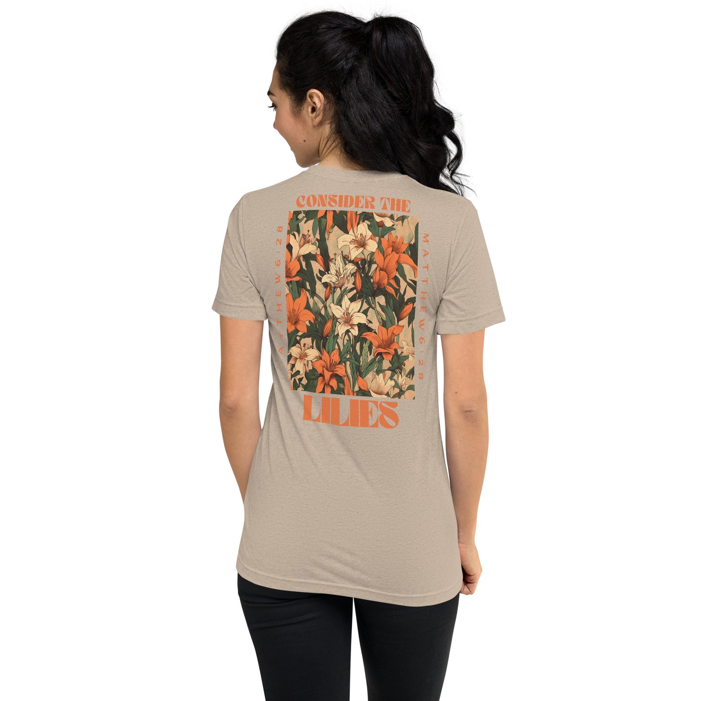Consider the Lilies - Women's Tri-Blend T-Shirt