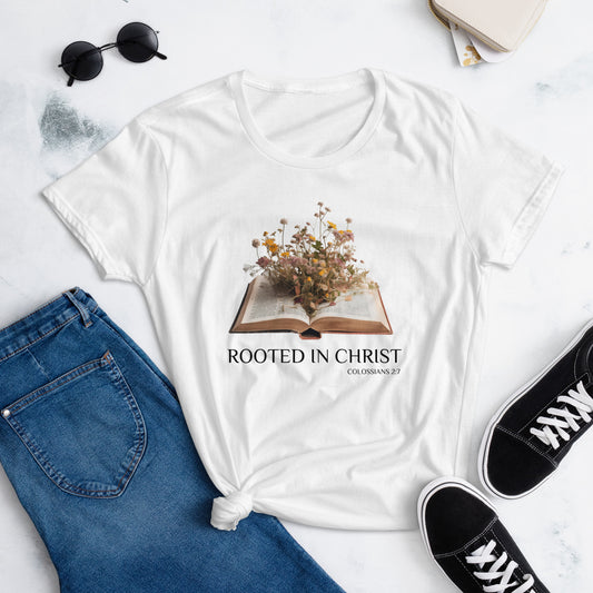 Rooted in Christ - Women's T-Shirt